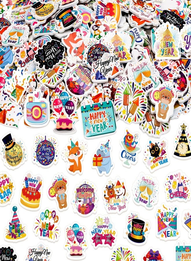 HOWAF 150pcs New Year Foam Stickers, 2026 News Years Cute Label Stickers for New Year's Eve Party Water Bottle Laptops Windows Decors, 2026 NYE Party Firework Vinyl Stickers for Kids Crafts Supplies - Image 1
